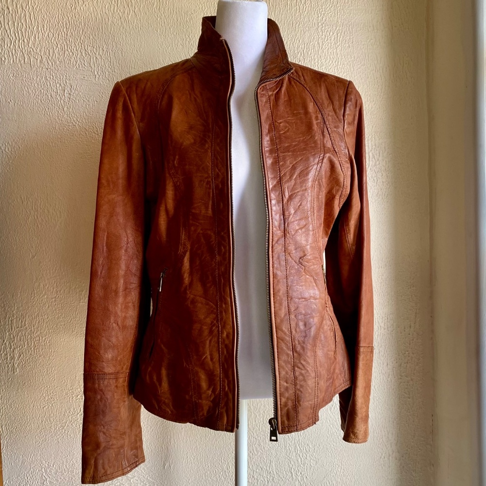 NWOT Marc New York by Andrew Marc leather jacket Small fits like Medium